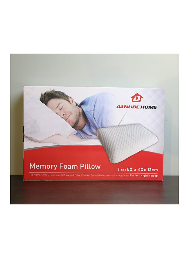DANUBE HOME Traditional Pillow polyester White 60x40x13cm  - Image 3
