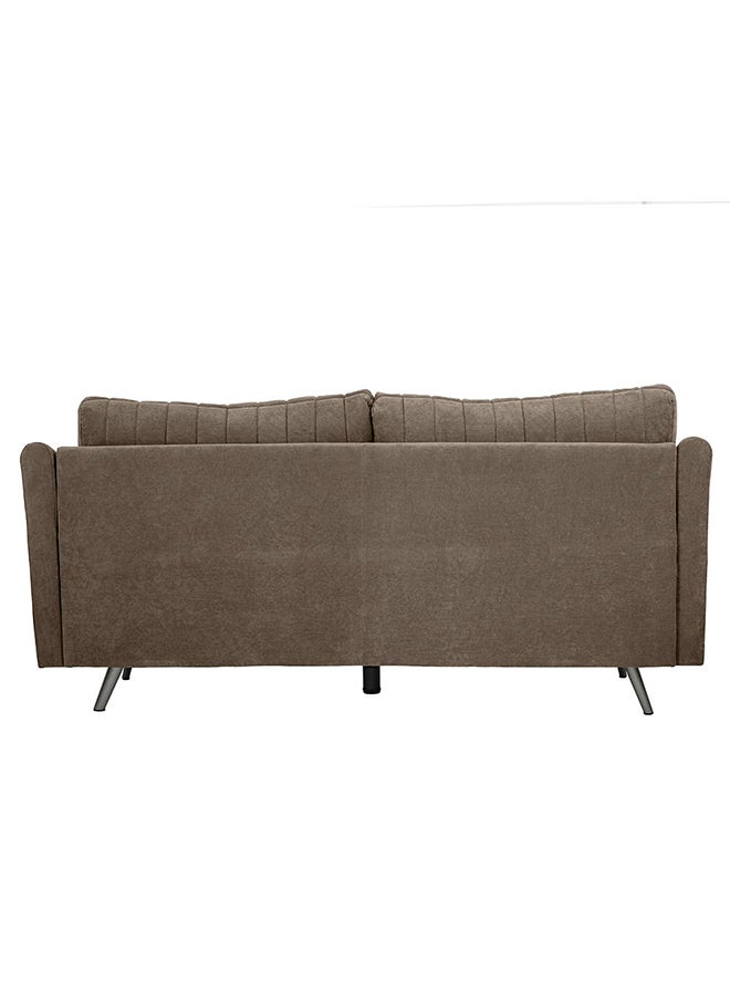 DANUBE HOME - Gaku 6-Seater Fabric Sofa Set Brown - Image 1