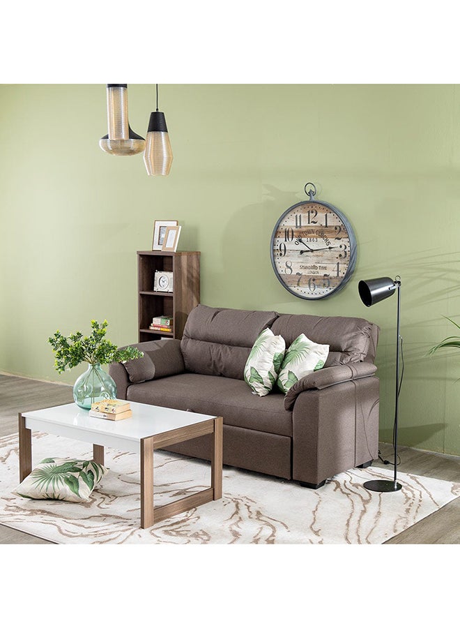 دانوب هوم أريكة سرير بـ 3 مقاعد بلموند من القماش بني - Image 3