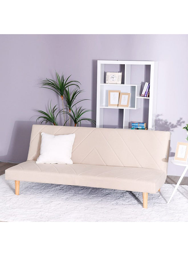 Eudora 3 Seat Fabric Sleeping Sofabed Three Seater Convertible Sofa Cum Bed Beige 177x90x75cm - v1665568874/N50813100A_3