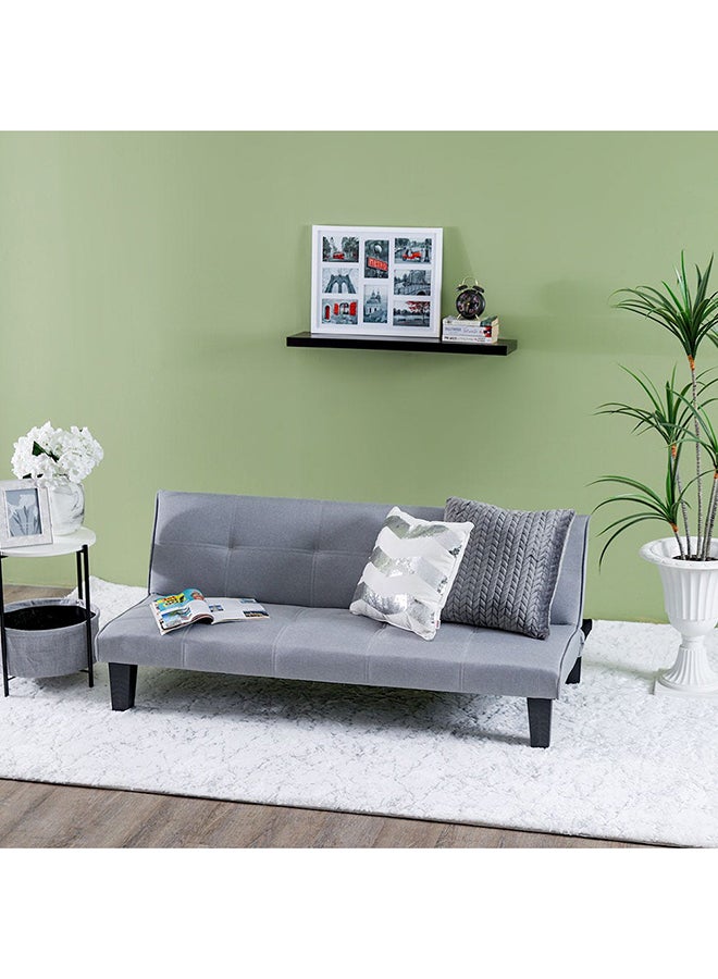 DANUBE HOME - Alonzo Fabric Sleeping Sofabed Convertible Sofa Cum Bed Light Grey 166x76x71/33cm - Image 1