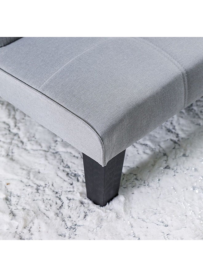 DANUBE HOME - Alonzo Fabric Sleeping Sofabed Convertible Sofa Cum Bed Light Grey 166x76x71/33cm - Image 1