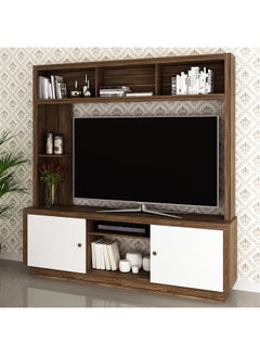 DANUBE HOME Lucario TV Unit For TVs Upto 55 inches And Multifunctional Home Theater Walnut 170x34.5x180cm  - Image 3