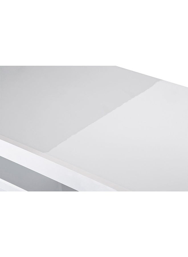 DANUBE HOME Onix Top TV Unit for TVs Upto 70 inches And Multifunctional Home Theater White 180x40x65.8cm - Image 2