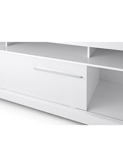 DANUBE HOME Onix Top TV Unit for TVs Upto 70 inches And Multifunctional Home Theater White 180x40x65.8cm  - Image 3