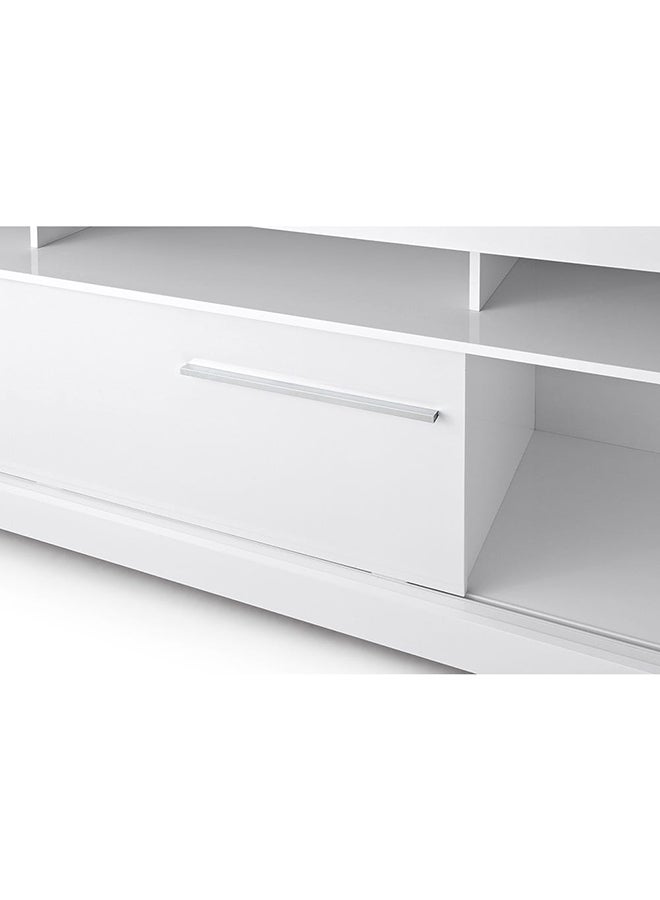 DANUBE HOME Onix Top TV Unit for TVs Upto 70 inches And Multifunctional Home Theater White 180x40x65.8cm - Image 3