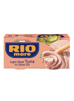 Rio Mare Light Meat Tuna In Olive Oil 160grams Pack of 2  - Image 1