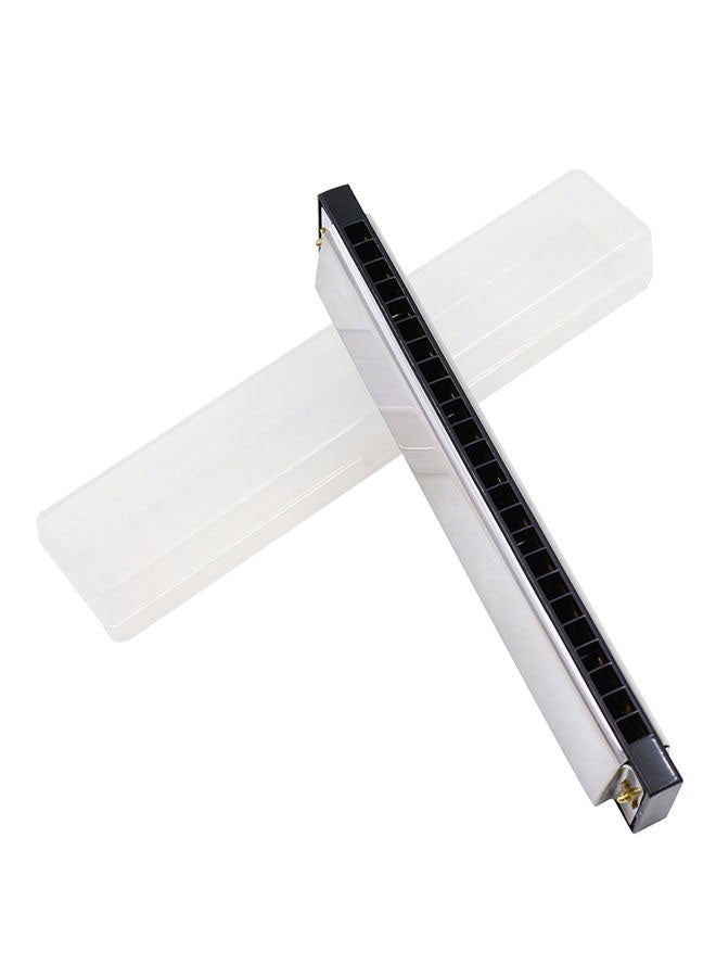 ammoon 24-Holes Tremolo Harmonica Mouth Organ Key Of C  - Image 1