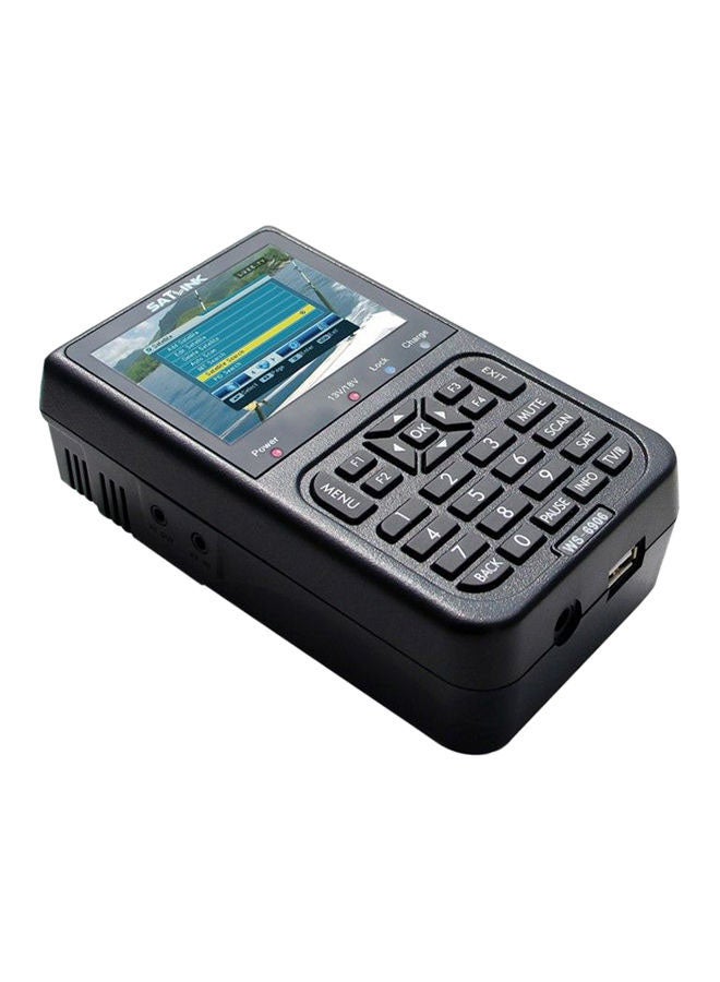SATLINK - WS-6906 Digital Satellite Finder For Satellite Television Receiver 2724651188778 Black - Image 1