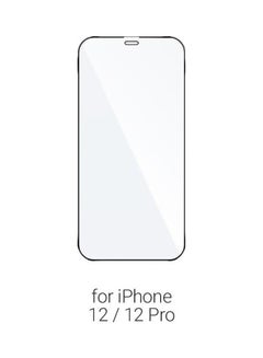 Generic Tempered Glass Screen Protector For Apple iPhone 12/iPhone 12 Pro Black  - Image 4