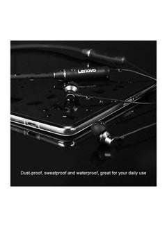 Lenovo HE05 Neckband Earphones Black  - Image 5