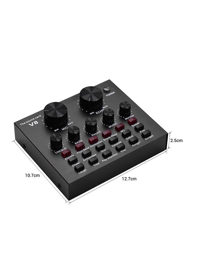 Generic - V8s Sound Card Black - Image 1