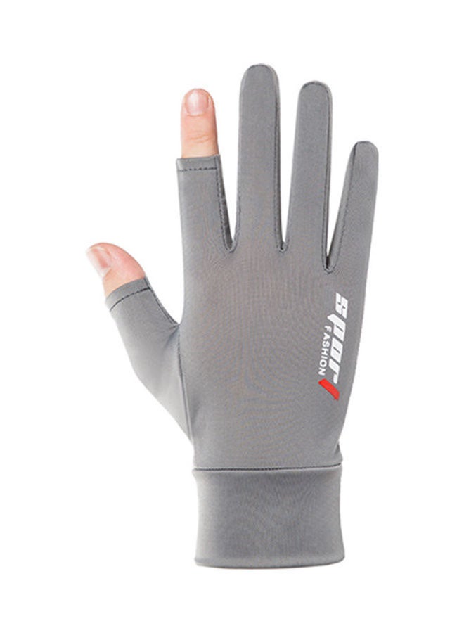 Generic Ice Silk Non-Slip Gloves Breathable Outdoor Sports Driving Riding Touch Screen Gloves Thin Anti-UV Protection 20*20*20cm 20*20*20cm  - Image 1
