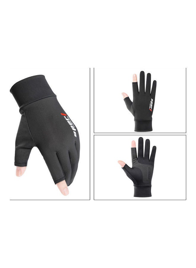 Generic Ice Silk Non-Slip Gloves Breathable Outdoor Sports Driving Riding Touch Screen Gloves Thin Anti-UV Protection 20*20*20cm 20*20*20cm  - Image 5