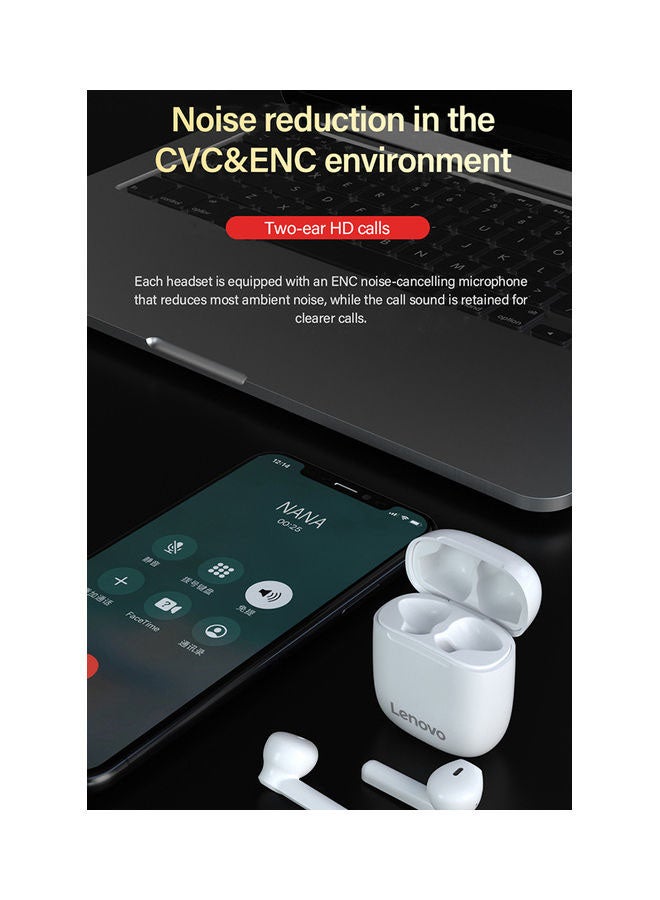 Lenovo - Thinkplus Live Podes XT89 White - Image 1