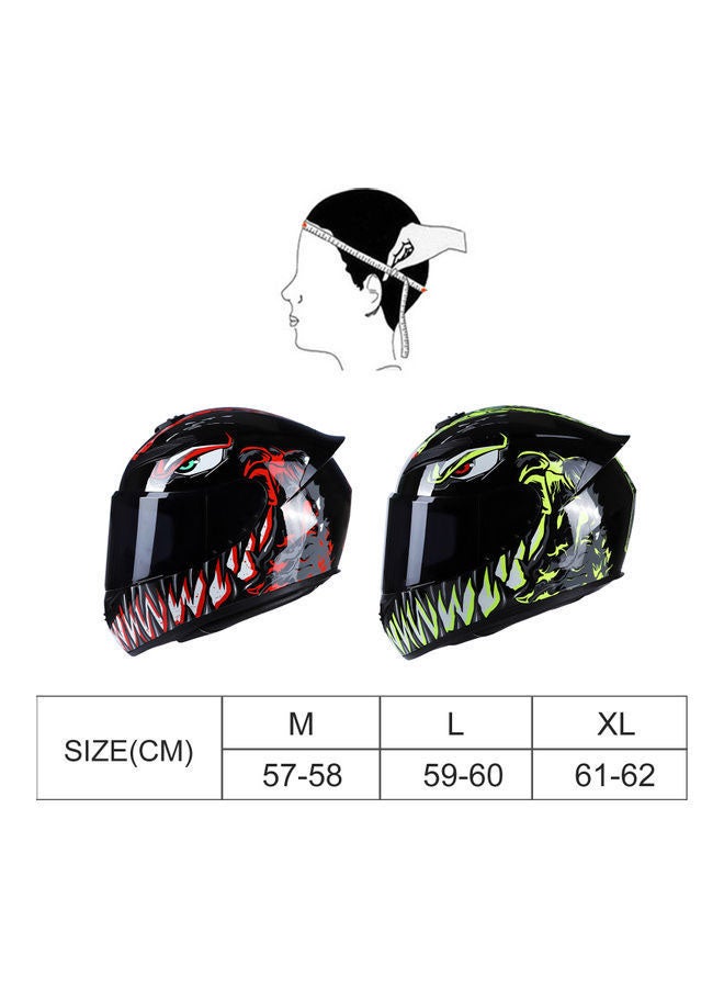 Generic Motorcycle Full Face Cover Helmet  - Image 4