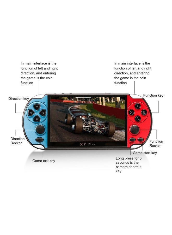 X7 Plus Handheld Double Rocker Video Game Console with 8GB Memory - Image 2