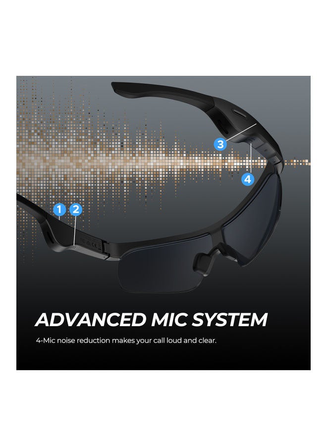 SoundPEATS Men's Frame S Smart Audio Bluetooth Sunglasses  - Image 4