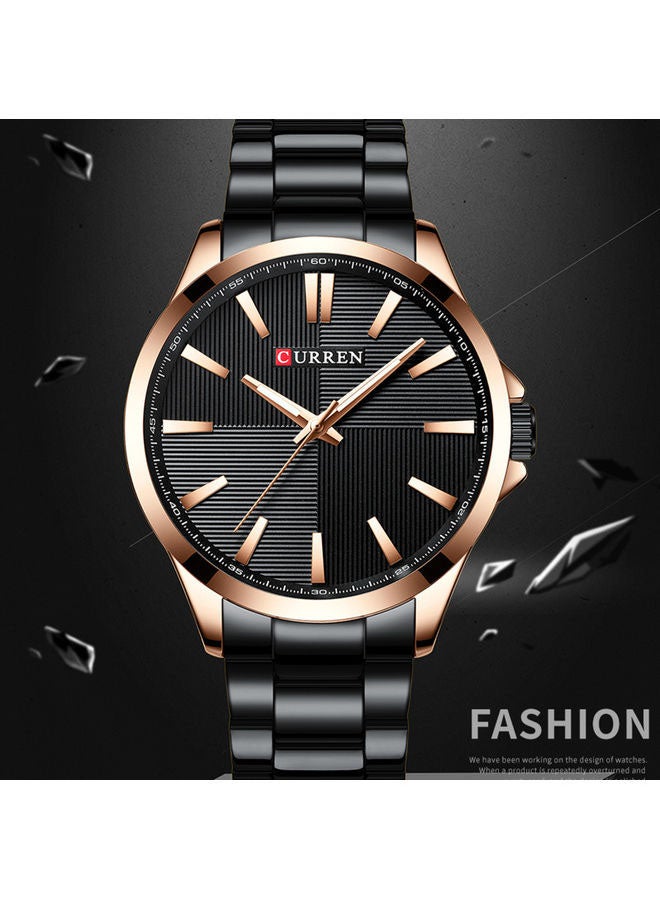 CURREN - Men's Waterproof Analog Wristwatch 8322 - 45 mm - Silver - Image 1
