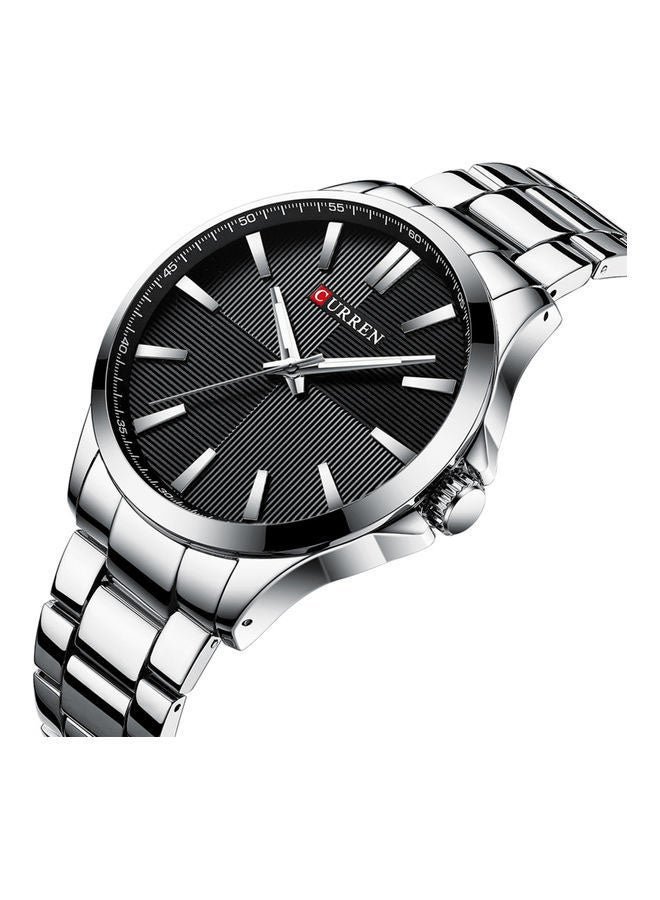 CURREN - Men's Waterproof Analog Wristwatch 8322 - 45 mm - Silver - Image 1
