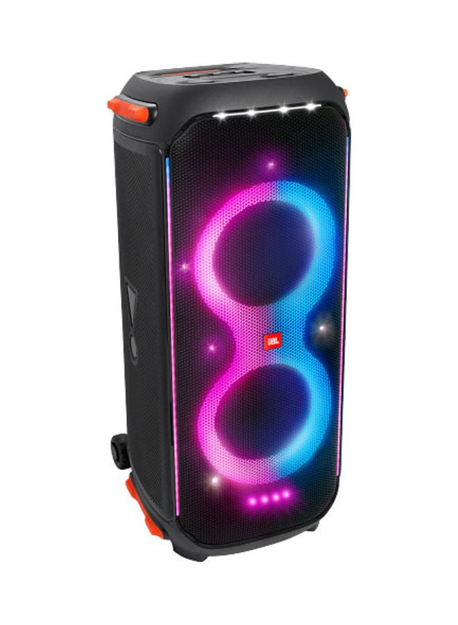 JBL - Partybox 710 Party Speaker With 800W Rms Powerful Sound - Built In Lights - Splashproof - Guitar & Mic Inputs Black - Image 1
