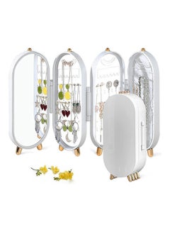 Generic Foldable Jewelry Storage Box Earrings Display Stand Bracelet Necklace Organizer  - Image 3