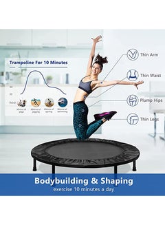 Generic Aerobic Exercise Rebounder Trampoline 91 x 50cm 91 x 50cm  - Image 2