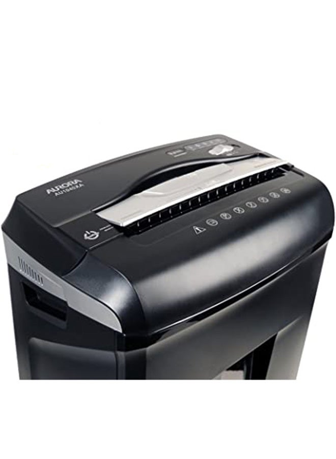 Maxi Crosscut Paper Shredder Black/Silver  - Image 2