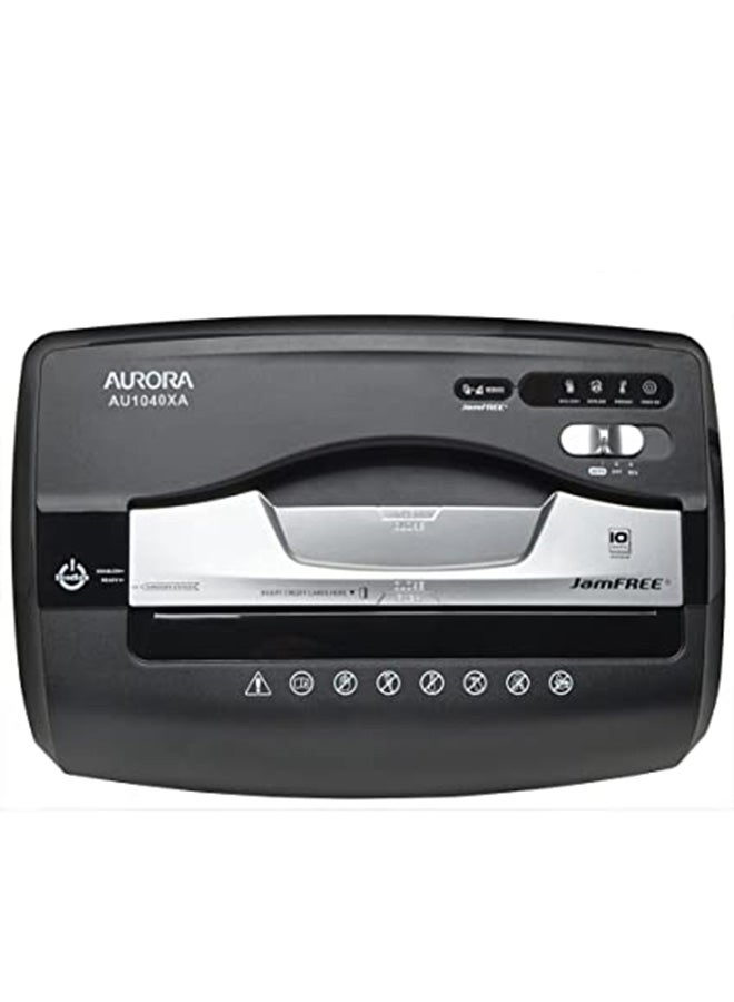 Maxi Crosscut Paper Shredder Black/Silver  - Image 4