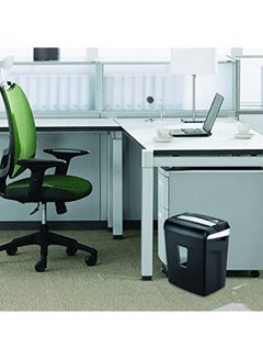 Maxi Crosscut Paper Shredder Black/Silver  - Image 5