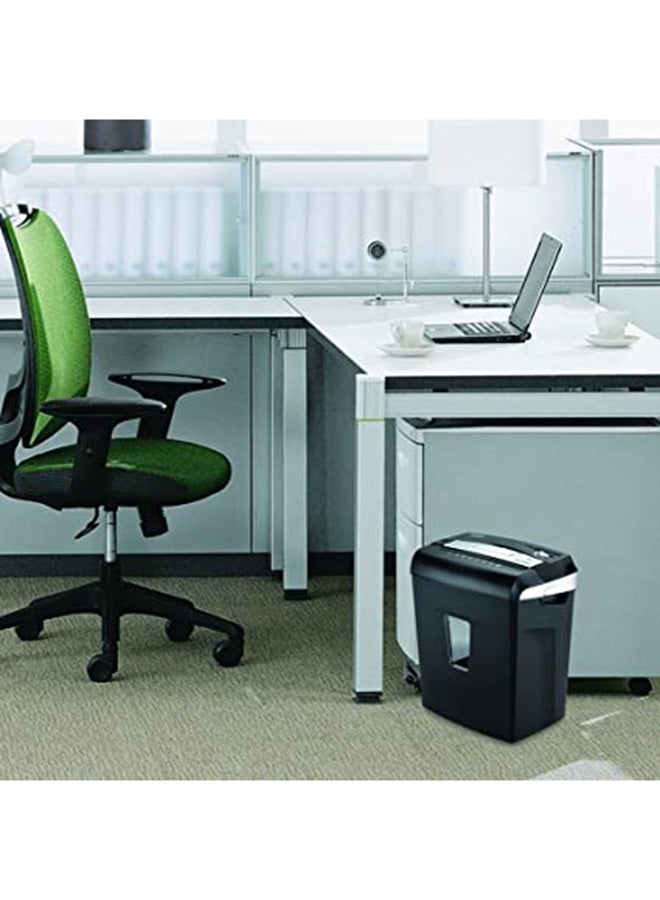 Maxi Crosscut Paper Shredder Black/Silver  - Image 5