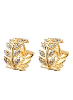 Generic Willow Leaf Gold Leaf Earrings  - Image 1