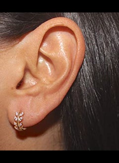 Generic Willow Leaf Gold Leaf Earrings  - Image 5