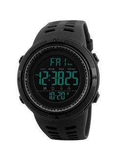 SKMEI Men's Water Resistant Rubber Digital Watch 1251 - 49 mm - Black  - Image 1