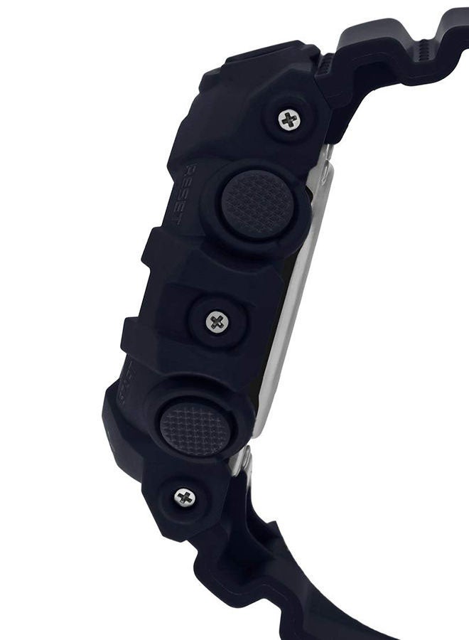 جي شوك ساعة يد بعقارب/ رقمية وبسوار من الراتنج طراز GA-700-1BDR للرجال  - Image 3