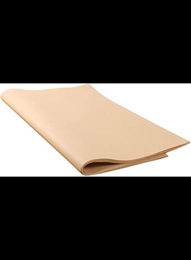 50-Sheet Plain Kraft Gift Wrapping Brown - Image 2