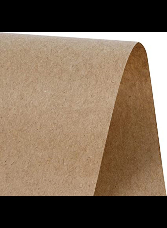 50-Sheet Plain Kraft Gift Wrapping Brown - Image 3