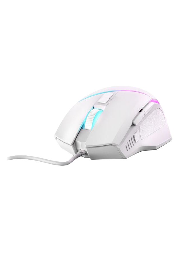 Energy Sistem - Gaming Mouse ESG M2 Flash (6400 dpi mouse, USB, RGB LED lights, 8 customizable buttons) White - Image 1
