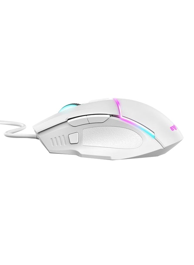 Energy Sistem - Gaming Mouse ESG M2 Flash (6400 dpi mouse, USB, RGB LED lights, 8 customizable buttons) White - Image 1