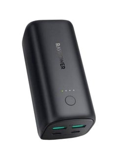 RAVPOWER 2000 mAh Power Bank 20000 MAH 50 W Black  - Image 1