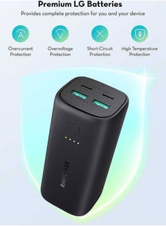 RAVPOWER 2000 mAh Power Bank 20000 MAH 50 W Black  - Image 2