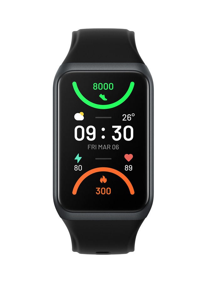 OPPO - 200.0 mAh Band 2  Display Professional running guidance 1.57" AMOLED 14 Days battery life Midnight Black - Image 1
