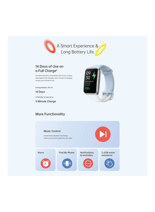 OPPO - 200.0 mAh Band 2  Display Professional running guidance 1.57" AMOLED 14 Days battery life Midnight Black - Image 1