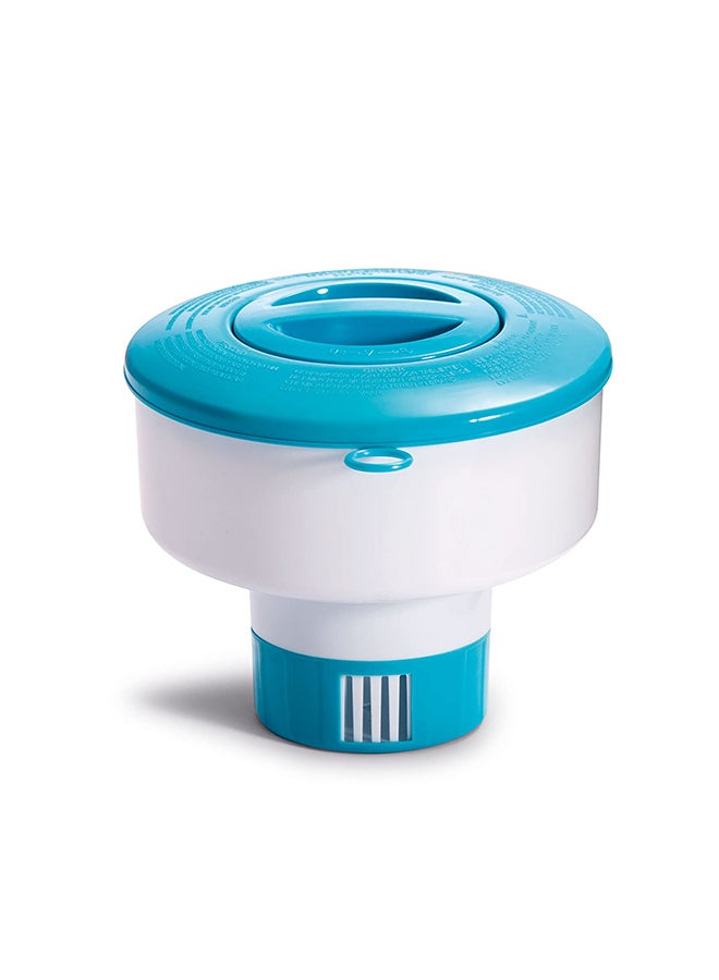 INTEX Adjustable Control Ring Floating Chemical Dispenser Without Installation - White/Blue 17.8cm  - Image 2