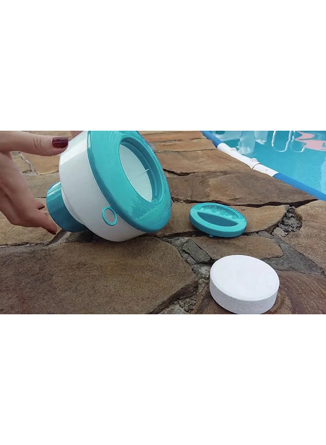 INTEX Adjustable Control Ring Floating Chemical Dispenser Without Installation - White/Blue 17.8cm  - Image 5