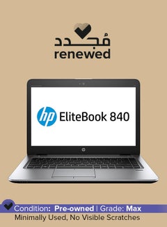HP Renewed - Elitebook 840 G4 (2017) Laptop With 14-Inch Display,Intel Core i5 Processor/7th Gen/8GB RAM/256GB SSD/Integrated Graphics Silver  - Image 1
