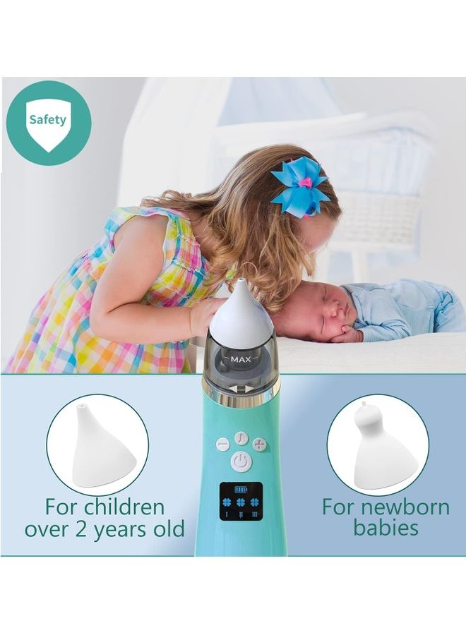 روك بو شفاط أنف للأطفال: شفط كهربائي للأنف مع 4 أطراف خاصة بالأنف من السيليكون، قابلة للشحن، للأطفال حديثي الولادة والأطفال الرضع وحديثي المشي، بـ 3 مستويات من الشفط ووظيفة مهدئة بالموسيقى - Image 3