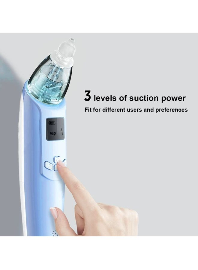Rock Pow - Baby Nasal Aspirator Electric Nose Cleaner With 3 Suction Levels LCD Screen Flashlight And Music Battery Operated For Infant And Toddler - Image 1