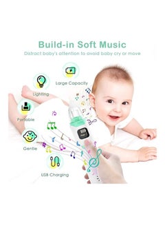 Rock Pow Electric Rechargeable Nasal Aspirator For Babies 3 Silicone Tips And 3 Suction Levels With Music Light Soothing Function  - Image 4