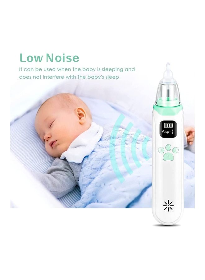 Rock Pow Electric Rechargeable Nasal Aspirator For Babies 3 Silicone Tips And 3 Suction Levels With Music Light Soothing Function  - Image 5